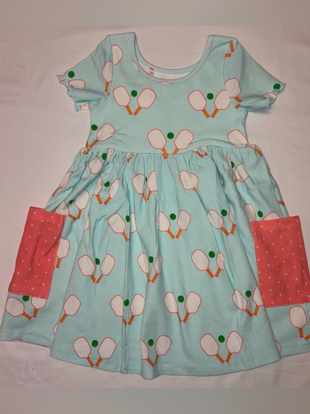Sweet honey Ribbed Knit Pickleball Dress sz 3T NWT